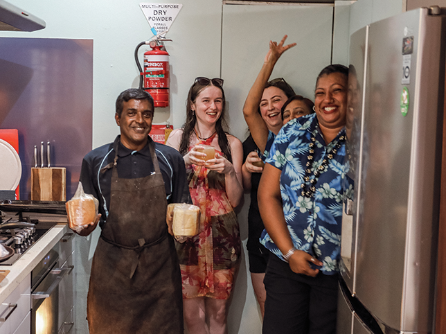 fijiian cuisine in the kitchen